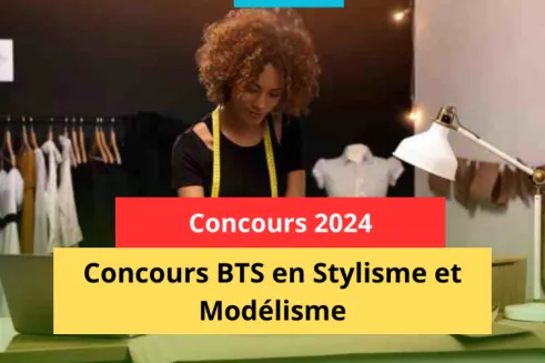 avis de concours bts stylisme et modelisme - session 2024